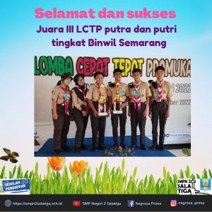 Juara III LCTP Tk. Binwil Semarang