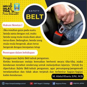 Safety Belt dalam Hukum Newton I dan Penerapan dalam Kehidupan